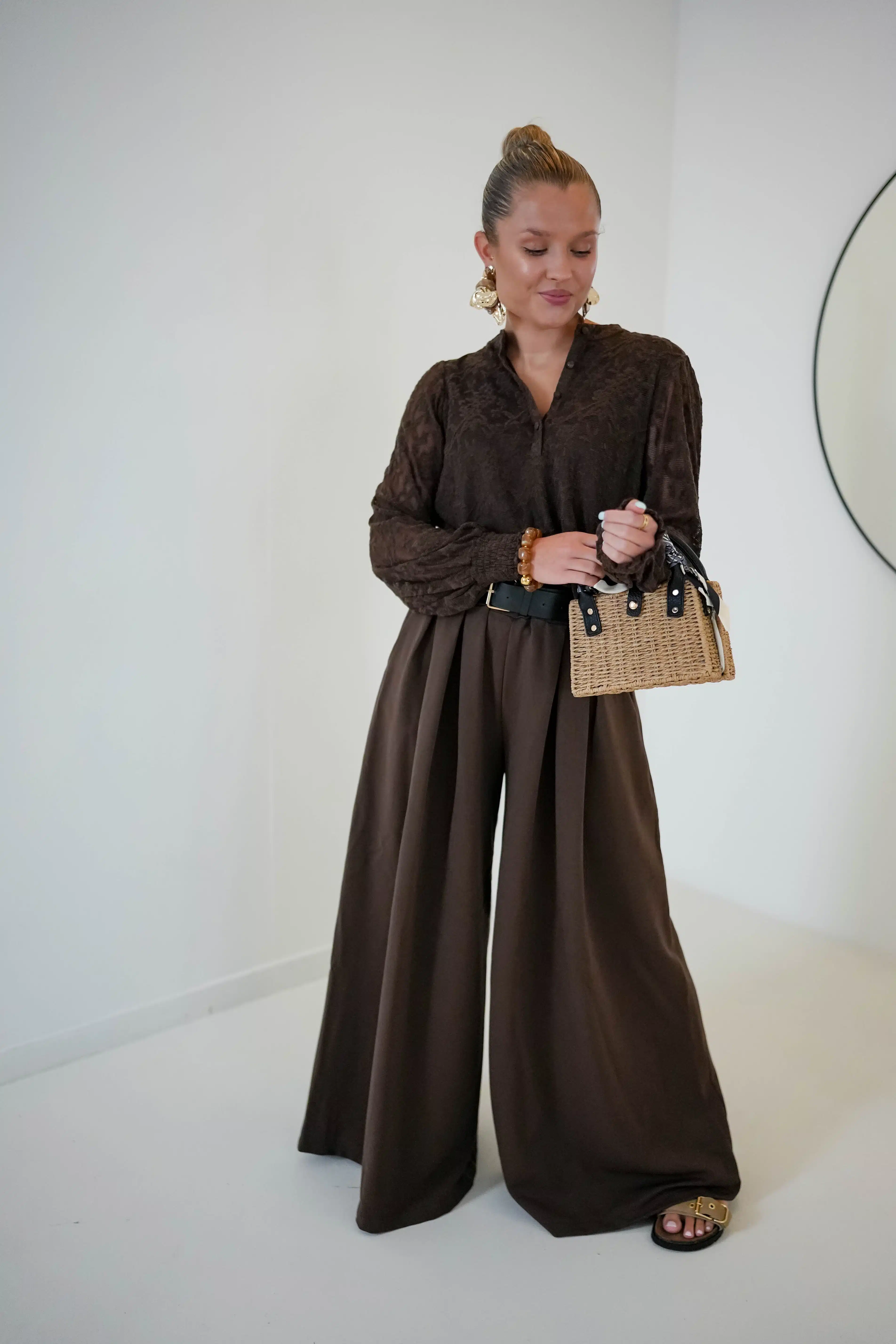 Tara Trouser Brown - Afbeelding 3