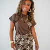 Lofty Manner Tshirt Maysa Brown