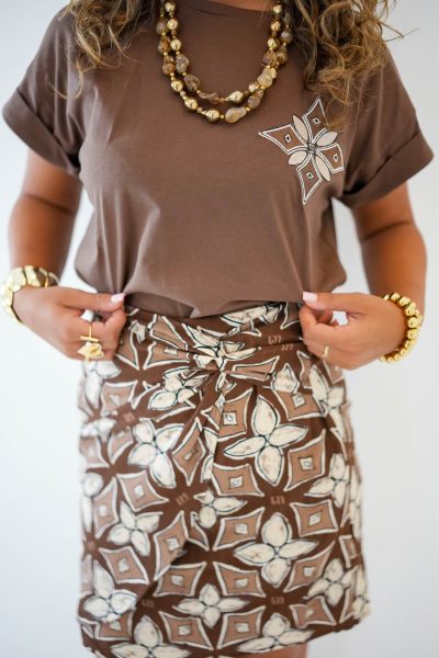 Lofty Manner Tshirt Maysa Brown - Afbeelding 4