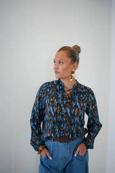 Lofty Manner Blouse Amina Faded Flower Print - Afbeelding 4