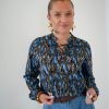 Lofty Manner Blouse Amina Faded Flower Print