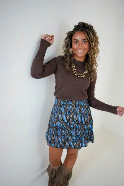 Lofty Manner Skirt Zahra Faded Flower Print - Afbeelding 6