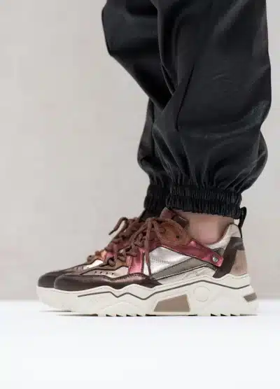 Dwrs Pluto Bordeaux Brown Sneaker - Afbeelding 2