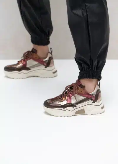 Dwrs Pluto Bordeaux Brown Sneaker - Afbeelding 3