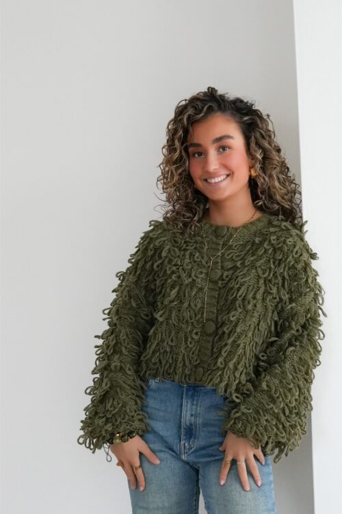 Inaya Cardigan Green |