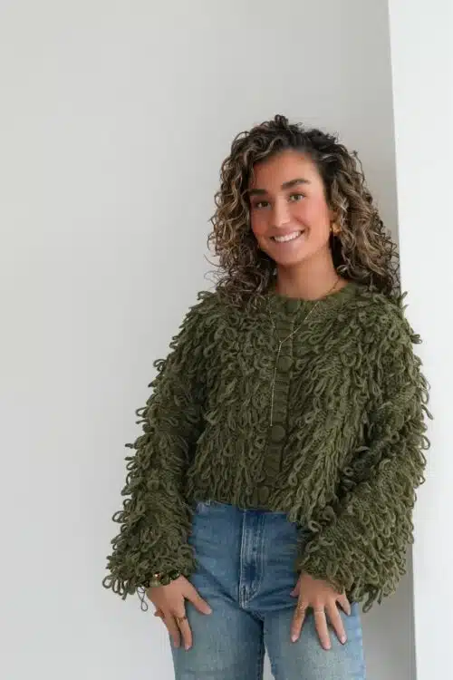 Inaya Cardigan Green |