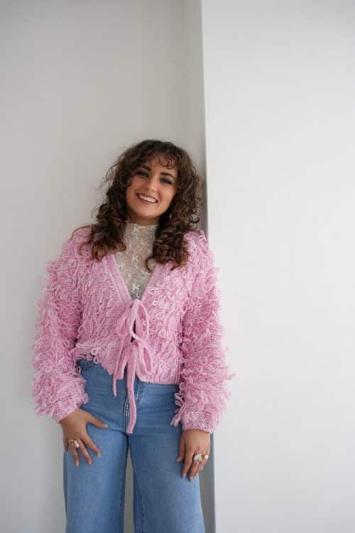Alternative view of Jade Cardigan Pink |