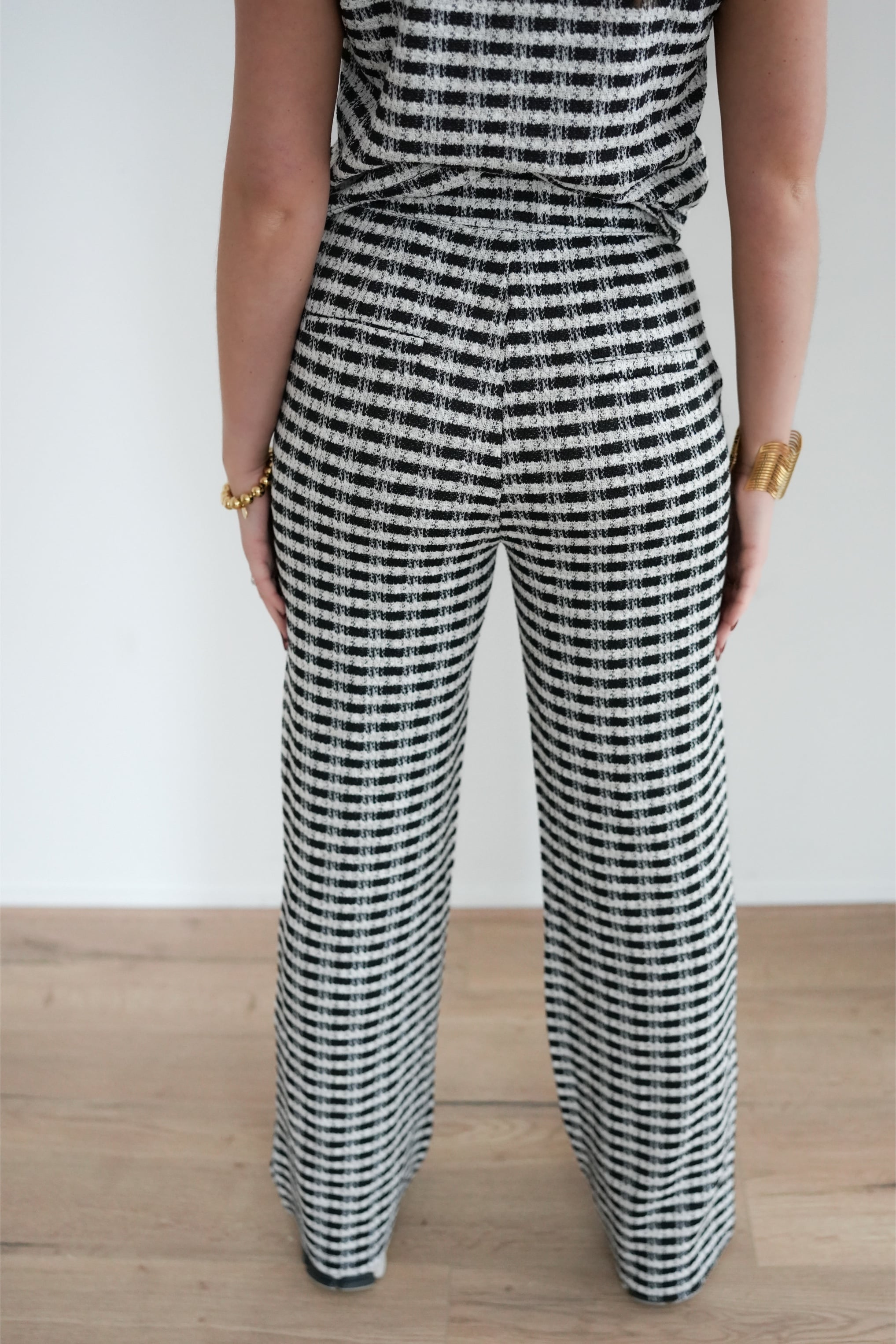 Lofty Manner Trouser Dakota Multi Black - Afbeelding 3