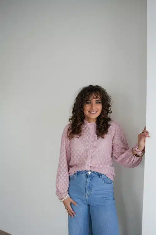 Alternative view of Eva Blouse Pink -