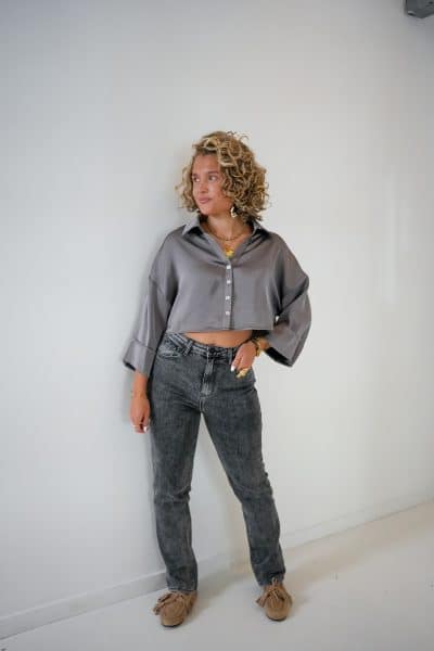Lilou Blouse Grey - Afbeelding 3