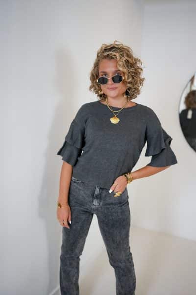 Kiki Top Grey - Afbeelding 2