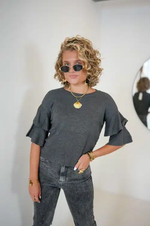 Kiki Top Grey