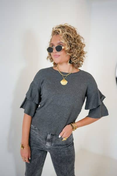 Kiki Top Grey - Afbeelding 3