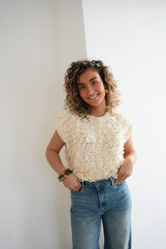 Guusje Gilet Creme -