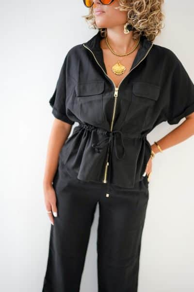Carly Blouse Black - Afbeelding 3