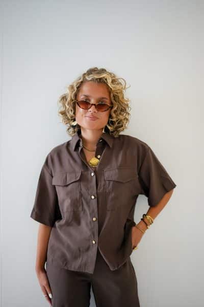 Alice Blouse Choco