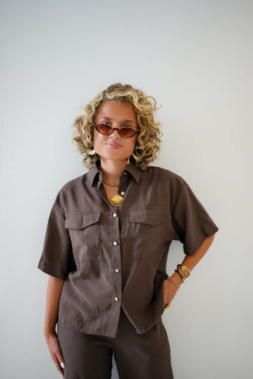 Alice Blouse Choco