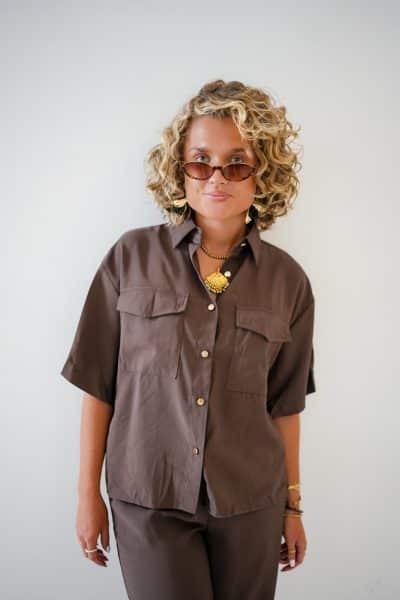 Alice Blouse Choco - Afbeelding 9