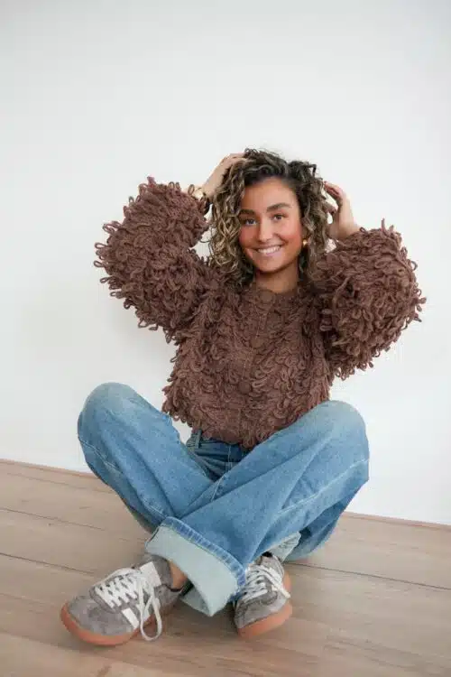 Alternative view of Inaya Cardigan Brown -