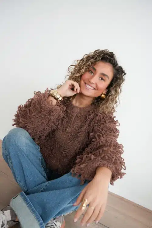 Inaya Cardigan Brown -