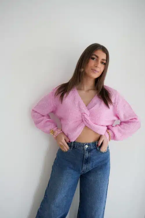 Alternative view of Whitney Sweater Pink -