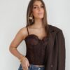 Kelly Bustier Brown ~