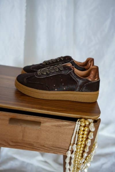 Tango Bay Fat 401-H Dark Brown Sneaker - Afbeelding 2
