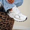 Babouche Novy Sneakers White Silver