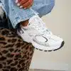 Babouche Novy Sneakers White Silver