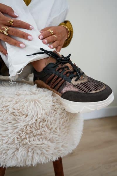 Tango Kady Fat 435-K Brown Multi Sneaker - Afbeelding 2