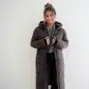 (Pre-order) Long Puffer Coat Brown