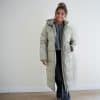 (Pre-order) Long Puffer Coat Soft Green