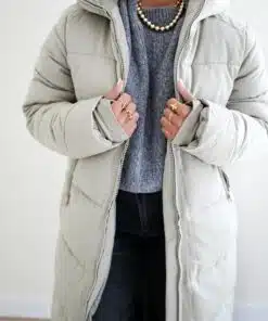 Alternative view of // Long Puffer Coat Soft Green
