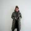 (Pre-order) Long Puffer Coat Khaki