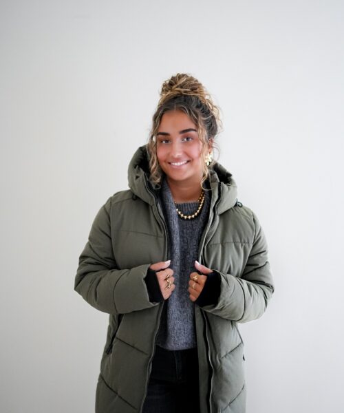 Alternative view of // Long Puffer Coat Khaki