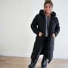 (Pre-order) Long Puffer Coat Black