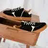 Dwrs Mirabel Verniz Black Offwhite Sneaker