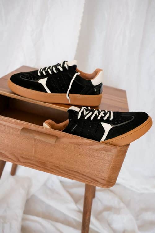Dwrs Mirabel Verniz Black Offwhite Sneaker