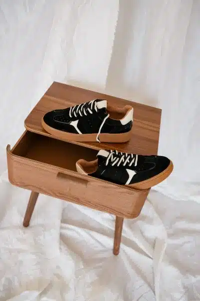 Dwrs Mirabel Verniz Black Offwhite Sneaker - Afbeelding 2