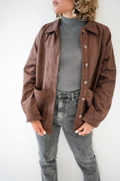 Sienna Suede Jacket Brown - Afbeelding 9