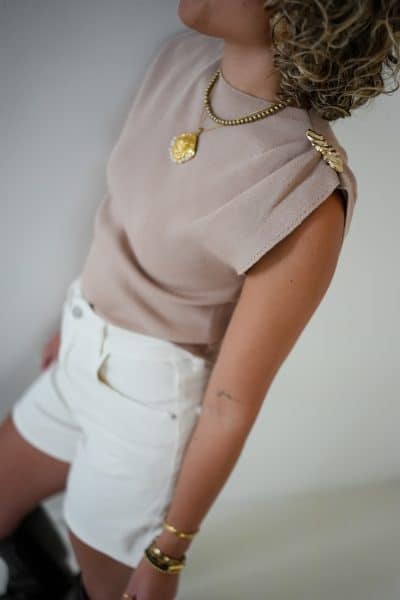 Joni Top Taupe - Afbeelding 7