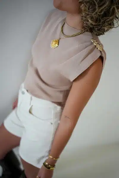 Joni Top Taupe - Afbeelding 7