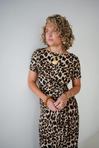 Dio Leopard Dress - Afbeelding 5