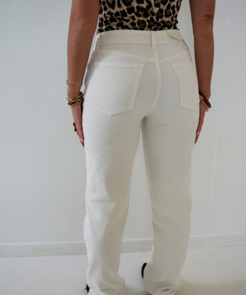 Alternative view of Pien Straight Jeans Offwhite 3019