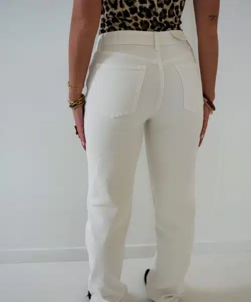 Alternative view of Pien Straight Jeans Offwhite 3019