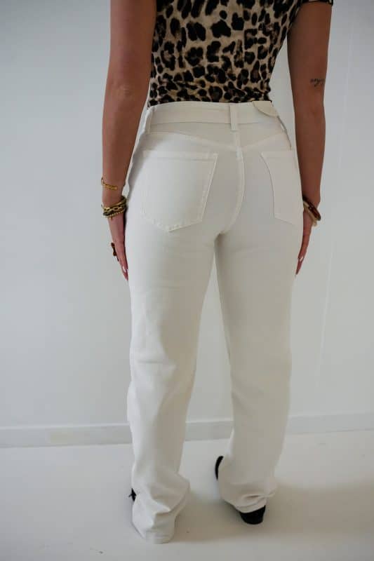 Alternative view of Pien Straight Jeans Offwhite 3019