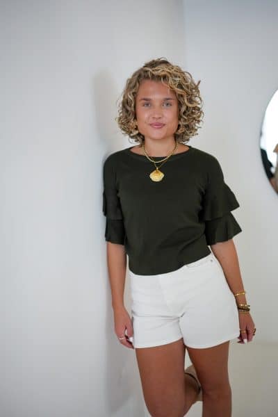Kiki Top Khaki - Afbeelding 3