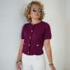 Button Top Bordeaux