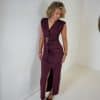 Sanne Dress Bordeaux