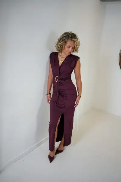 Sanne Dress Bordeaux